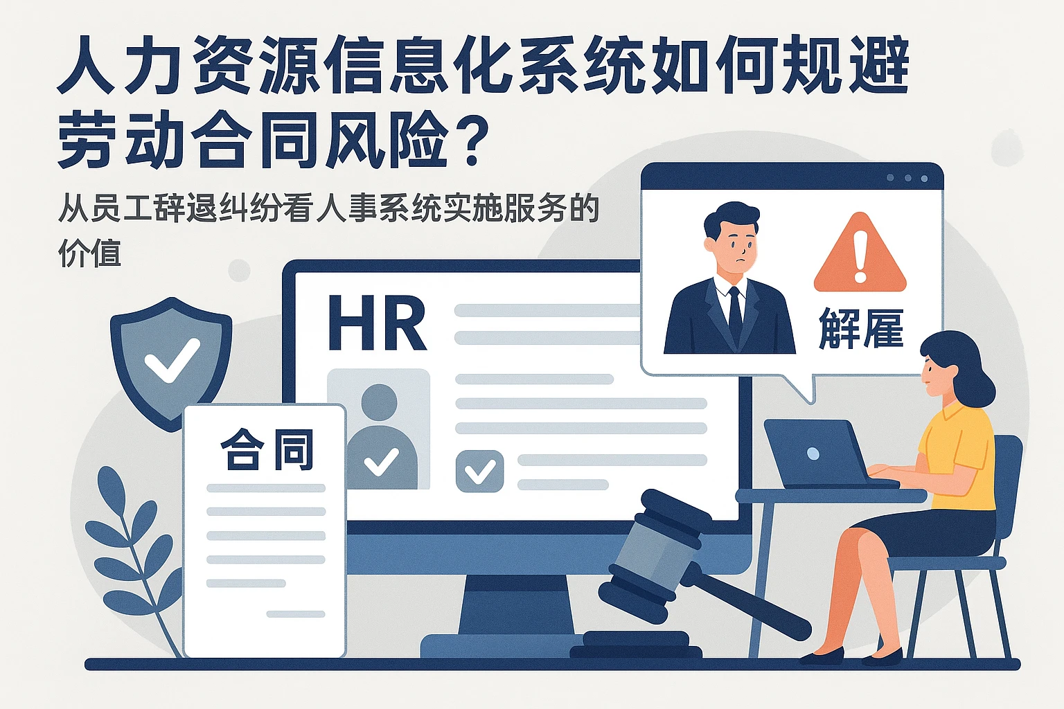 人力资源信息化系统如何规避劳动合同风险？从员工辞退纠纷看人事系统实施服务的价值