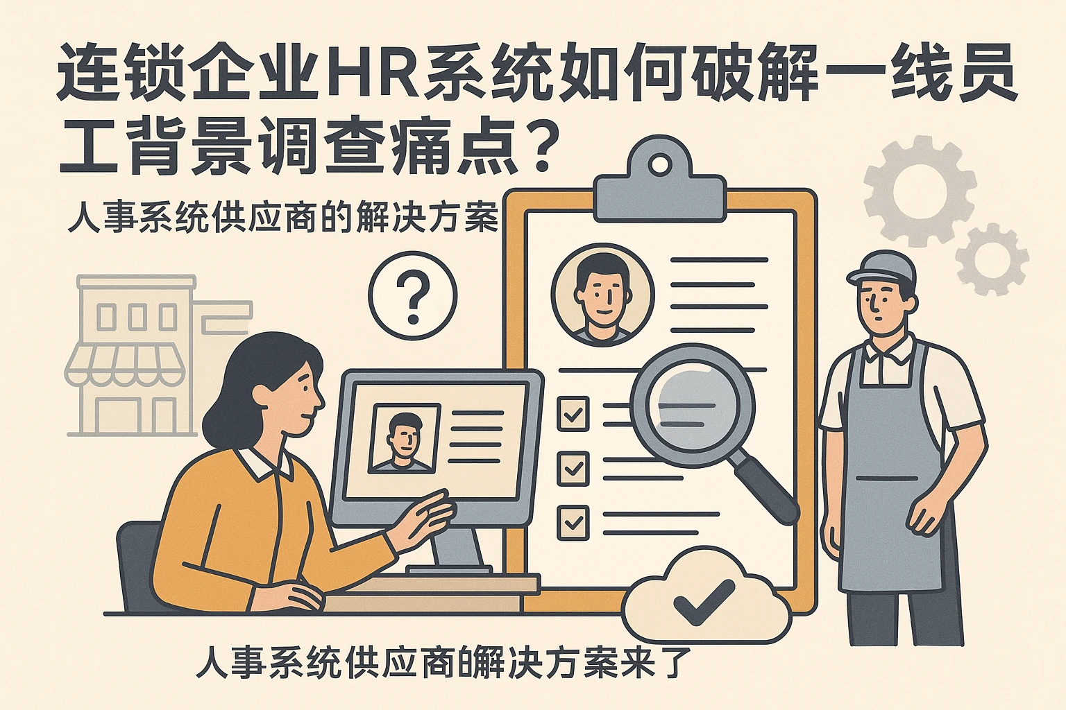 连锁企业HR系统如何破解一线员工背景调查痛点？人事系统供应商的解决方案来了