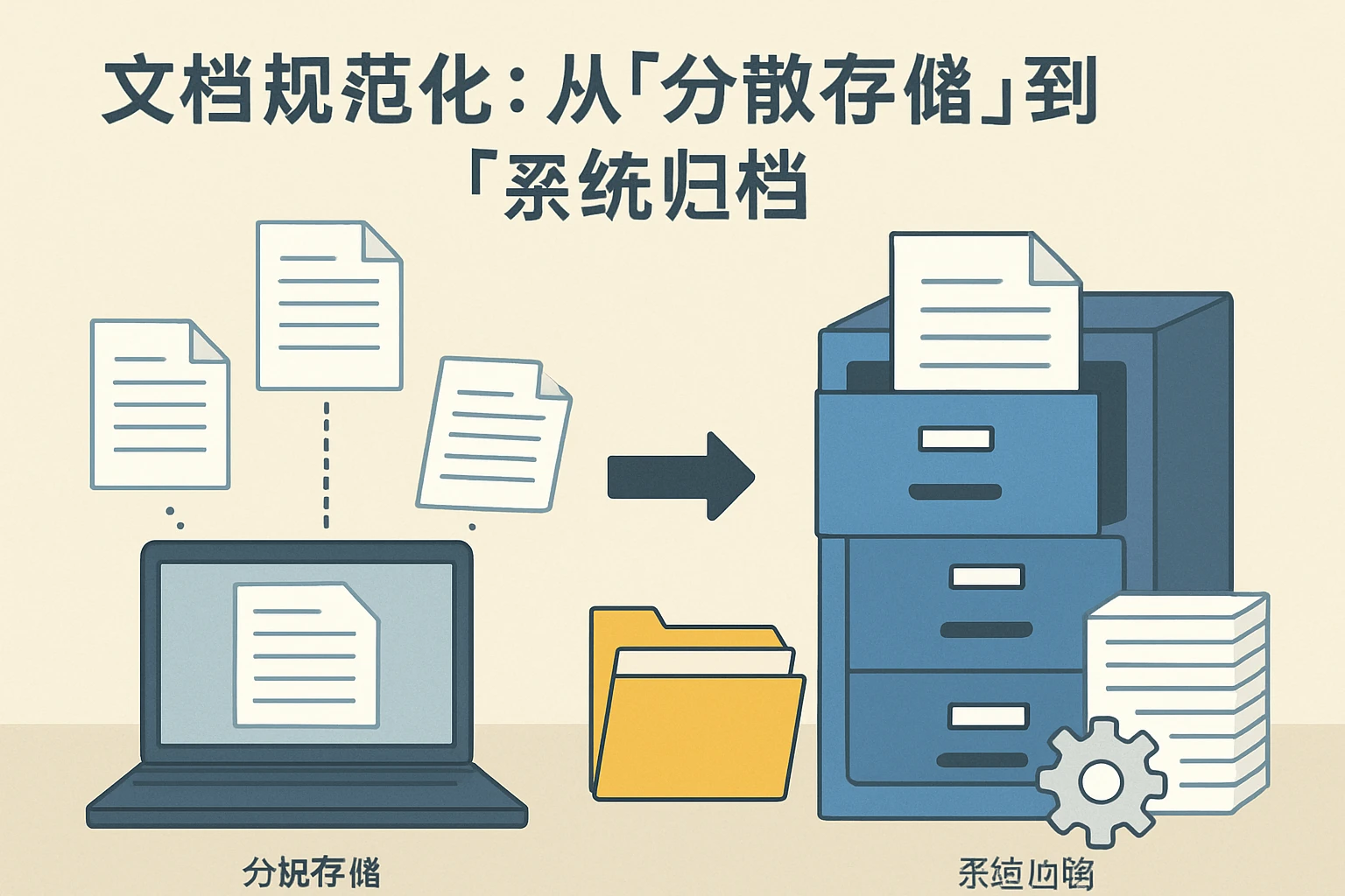 2. 文档规范化：从“分散存储”到“系统归档”