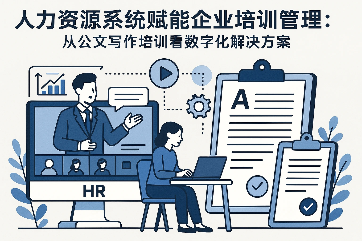 人力资源系统赋能企业培训管理：从公文写作培训看数字化解决方案