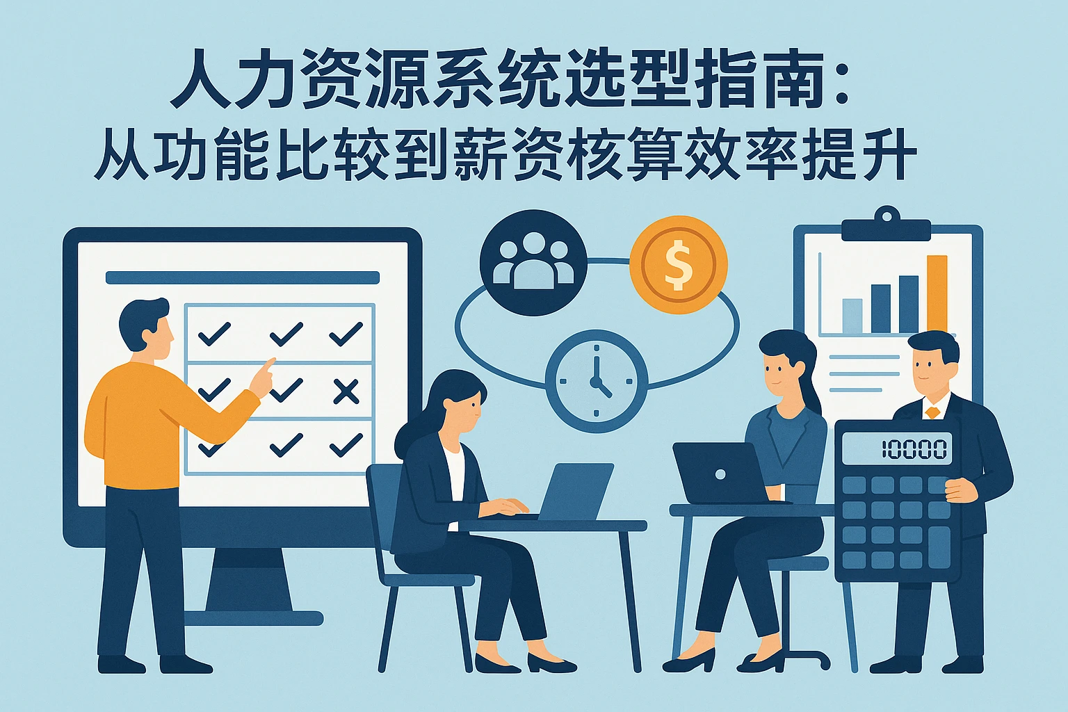人力资源系统选型指南：从功能比较到薪资核算效率提升