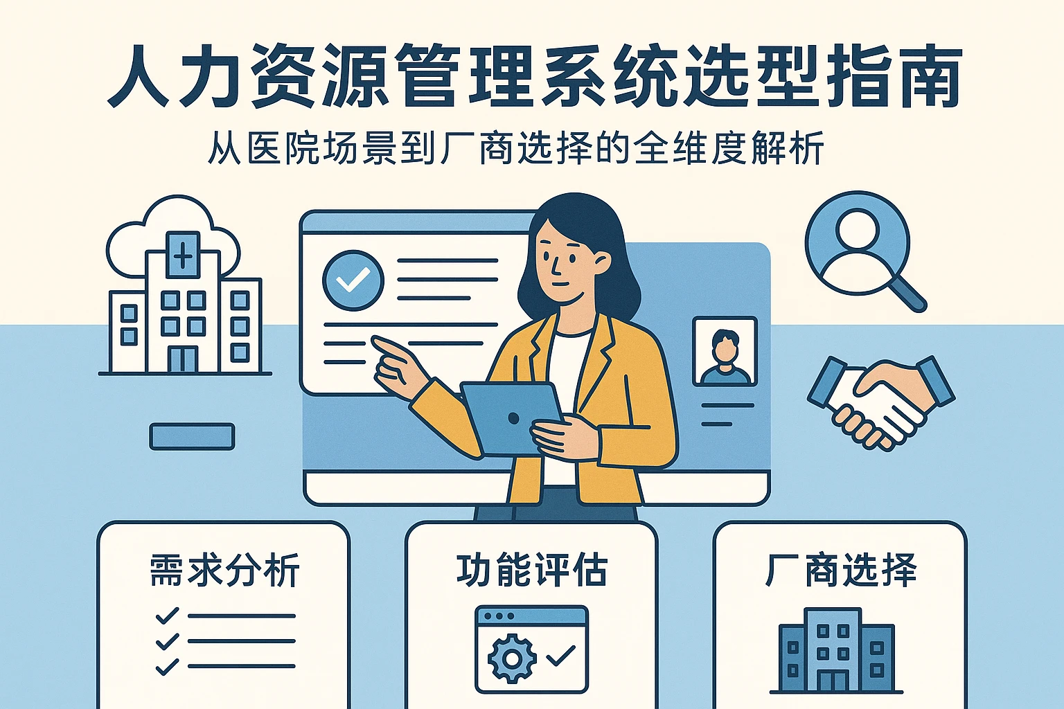 人力资源管理系统选型指南：从医院场景到厂商选择的全维度解析