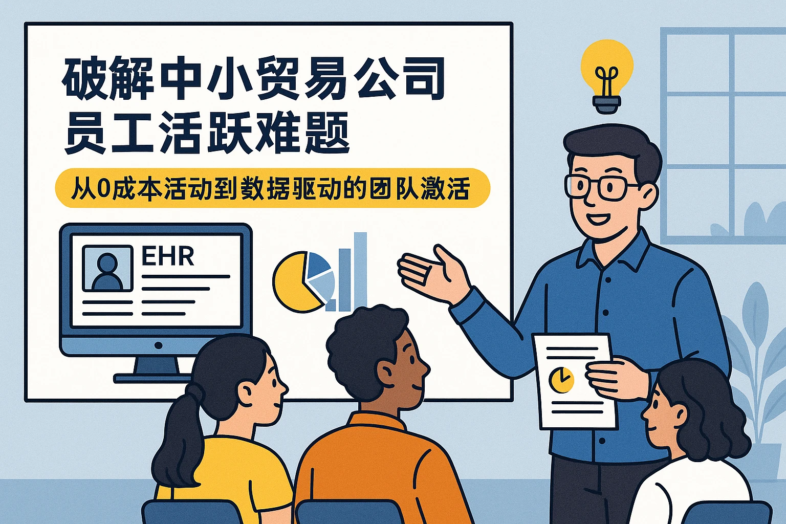 用EHR系统破解中小贸易公司员工活跃难题:从0成本活动到数据驱动的团队激活