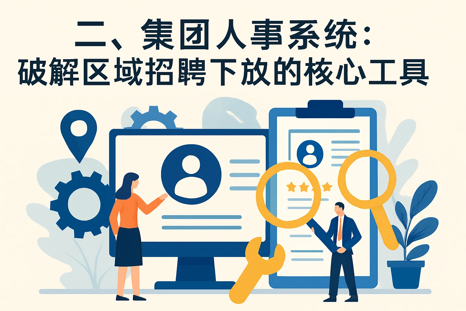 二、集团人事系统：破解区域招聘下放的核心工具
