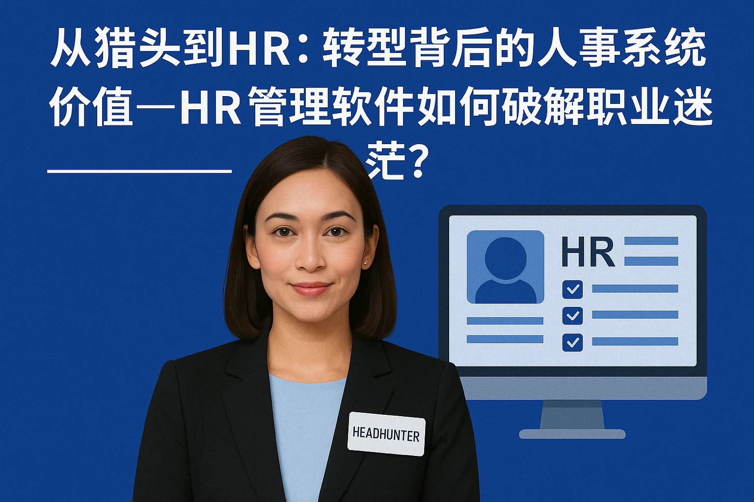 从猎头到HR：转型背后的人事系统价值——HR管理软件如何破解职业迷茫？