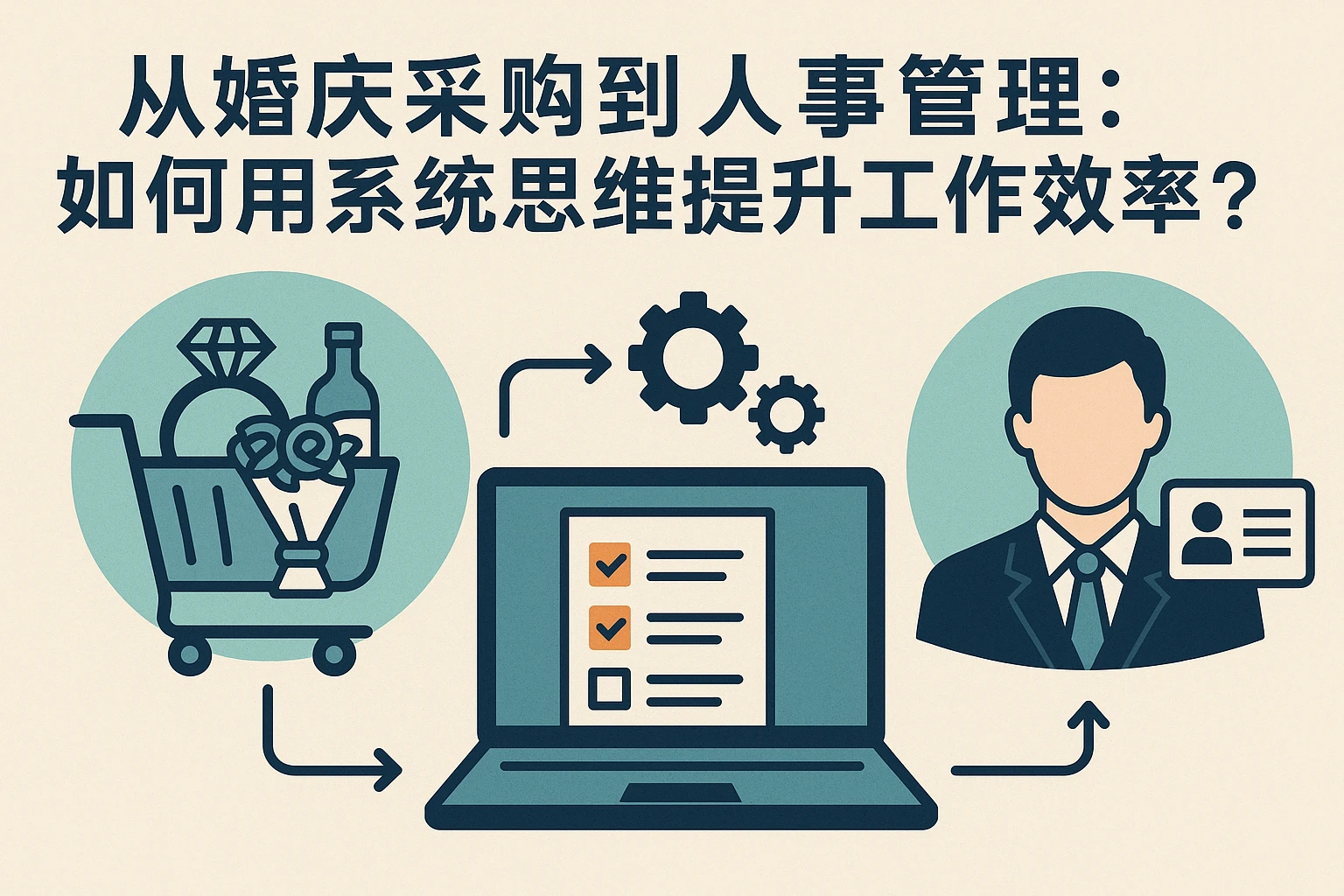 从婚庆采购到人事管理：如何用系统思维提升工作效率？