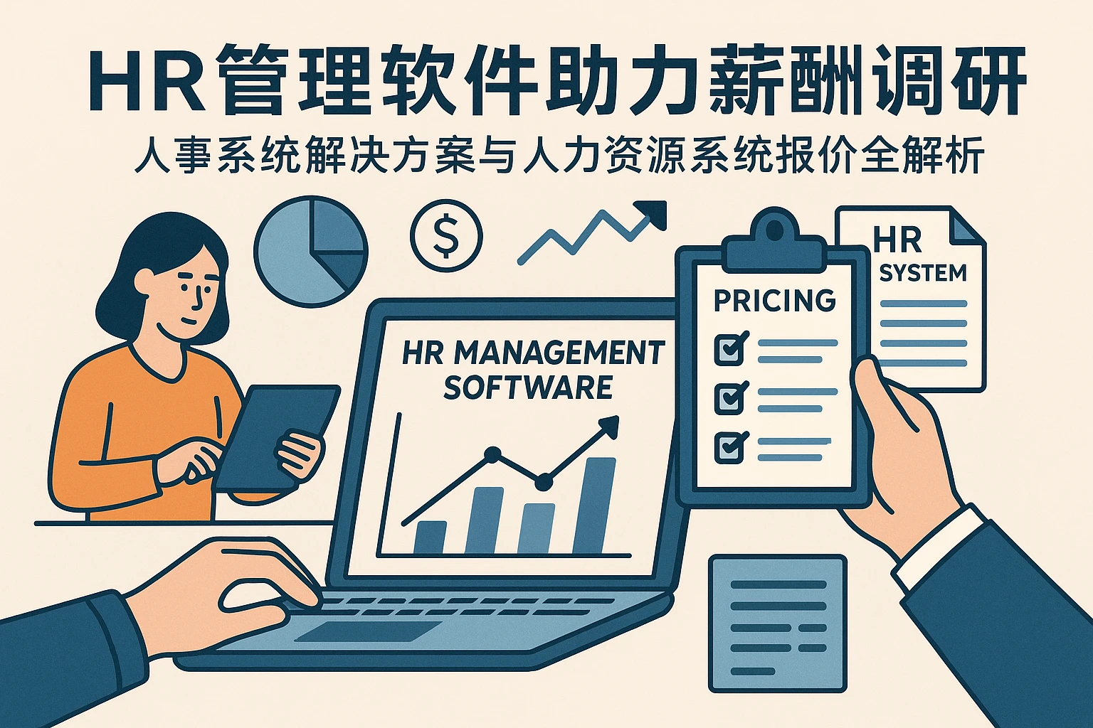HR管理软件助力薪酬调研：人事系统解决方案与人力资源系统报价全解析