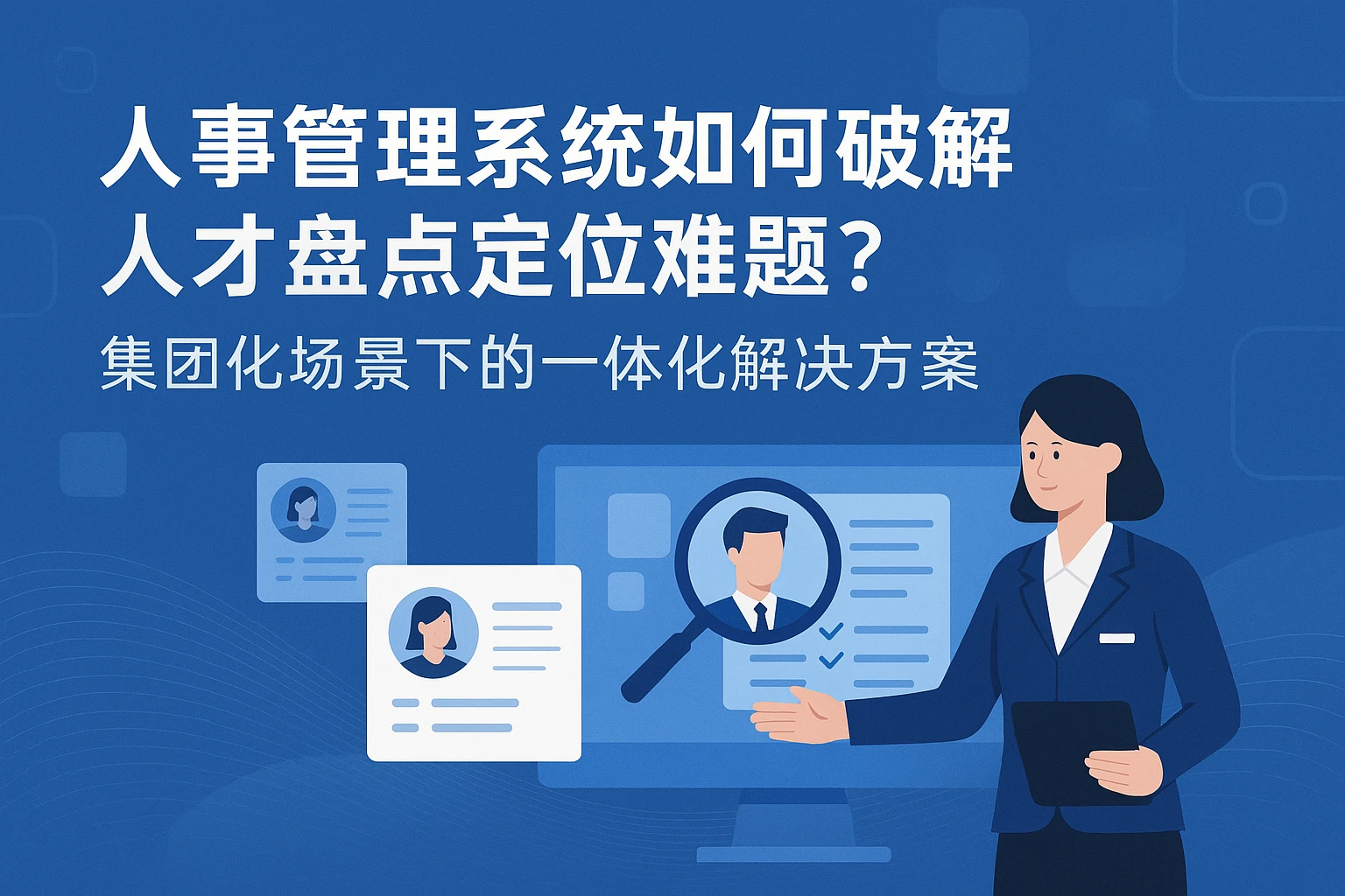 人事管理系统如何破解人才盘点定位难题？集团化场景下的一体化解决方案