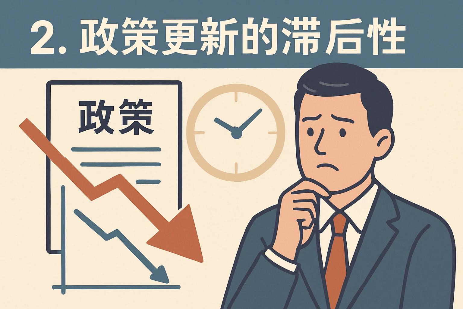 2. 政策更新的滞后性