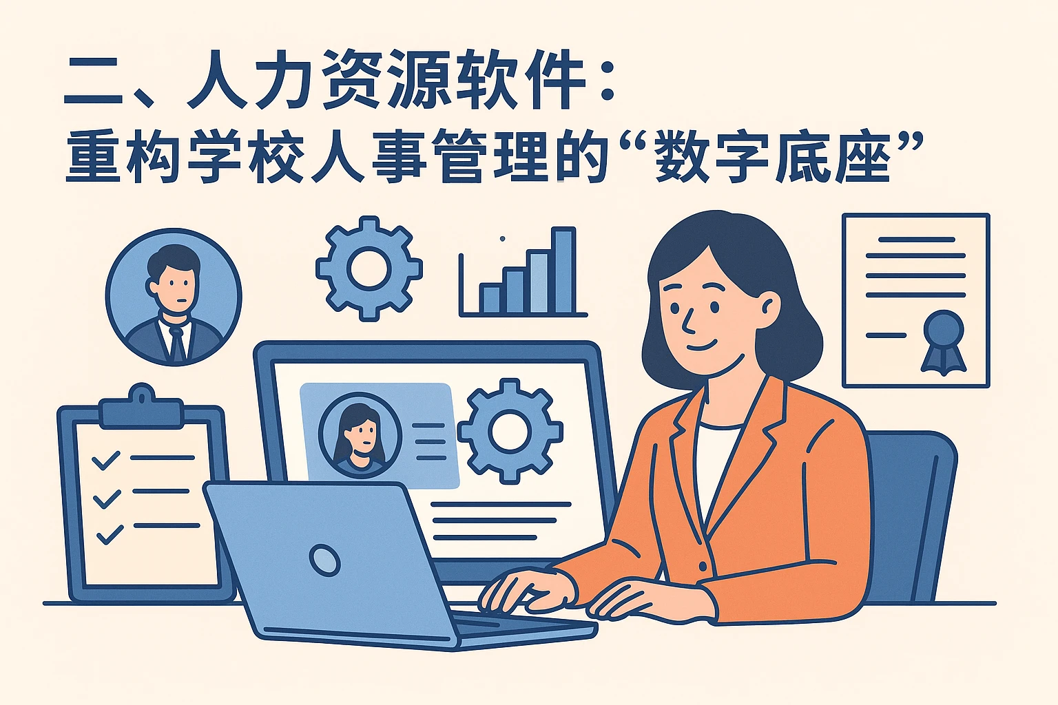二、人力资源软件：重构学校人事管理的“数字底座”