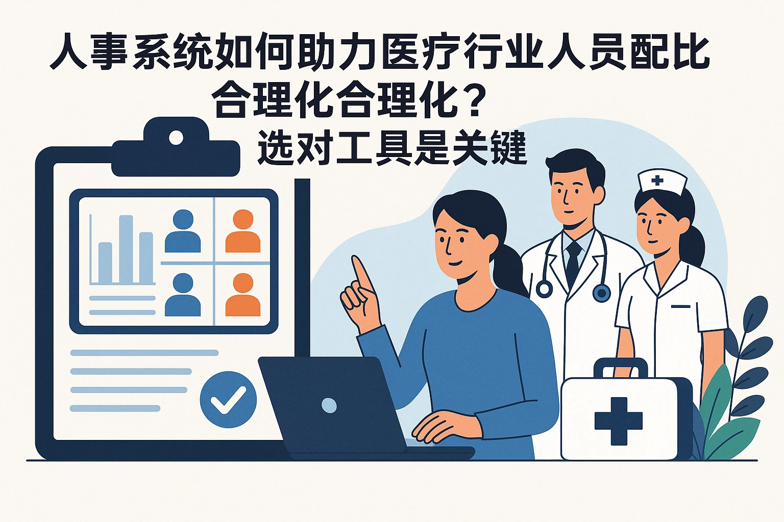 人事系统如何助力医疗行业人员配比合理化？选对工具是关键