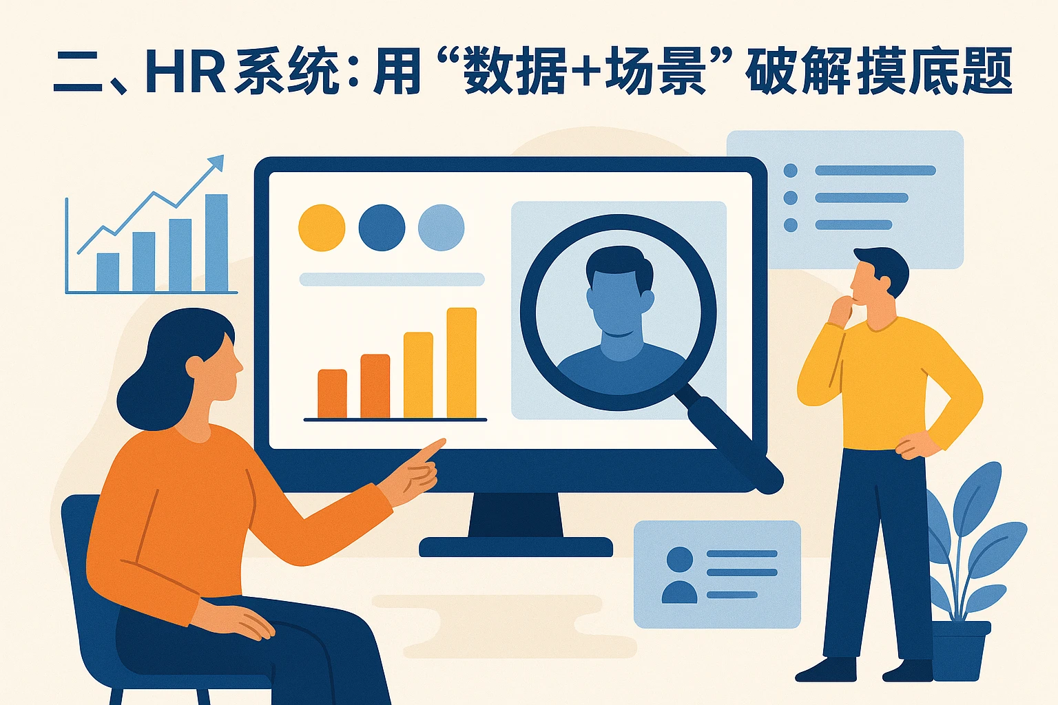 二、HR系统：用“数据+场景”破解摸底难题