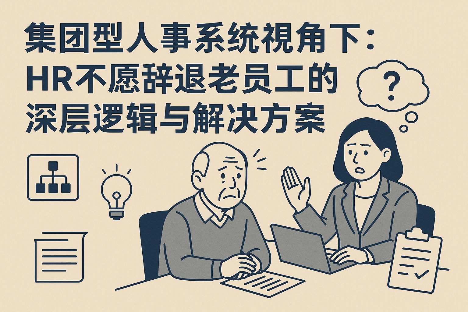 集团型人事系统视角下：HR不愿辞退老员工的深层逻辑与解决方案