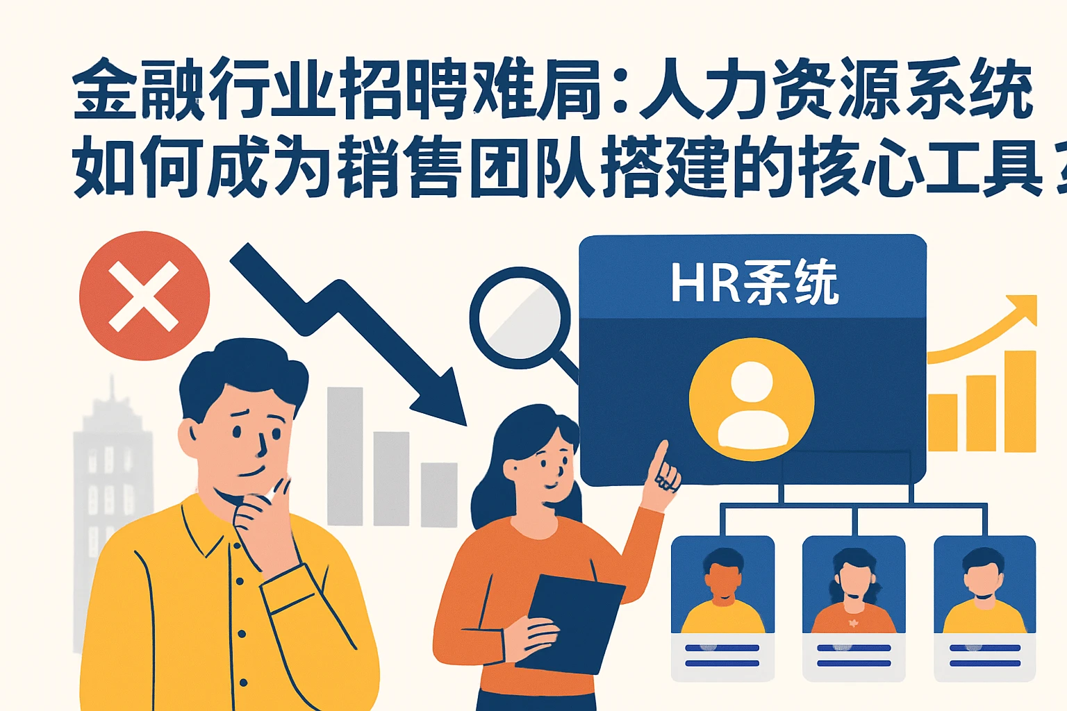 金融行业招聘难破局：人力资源系统如何成为销售团队搭建的核心工具？