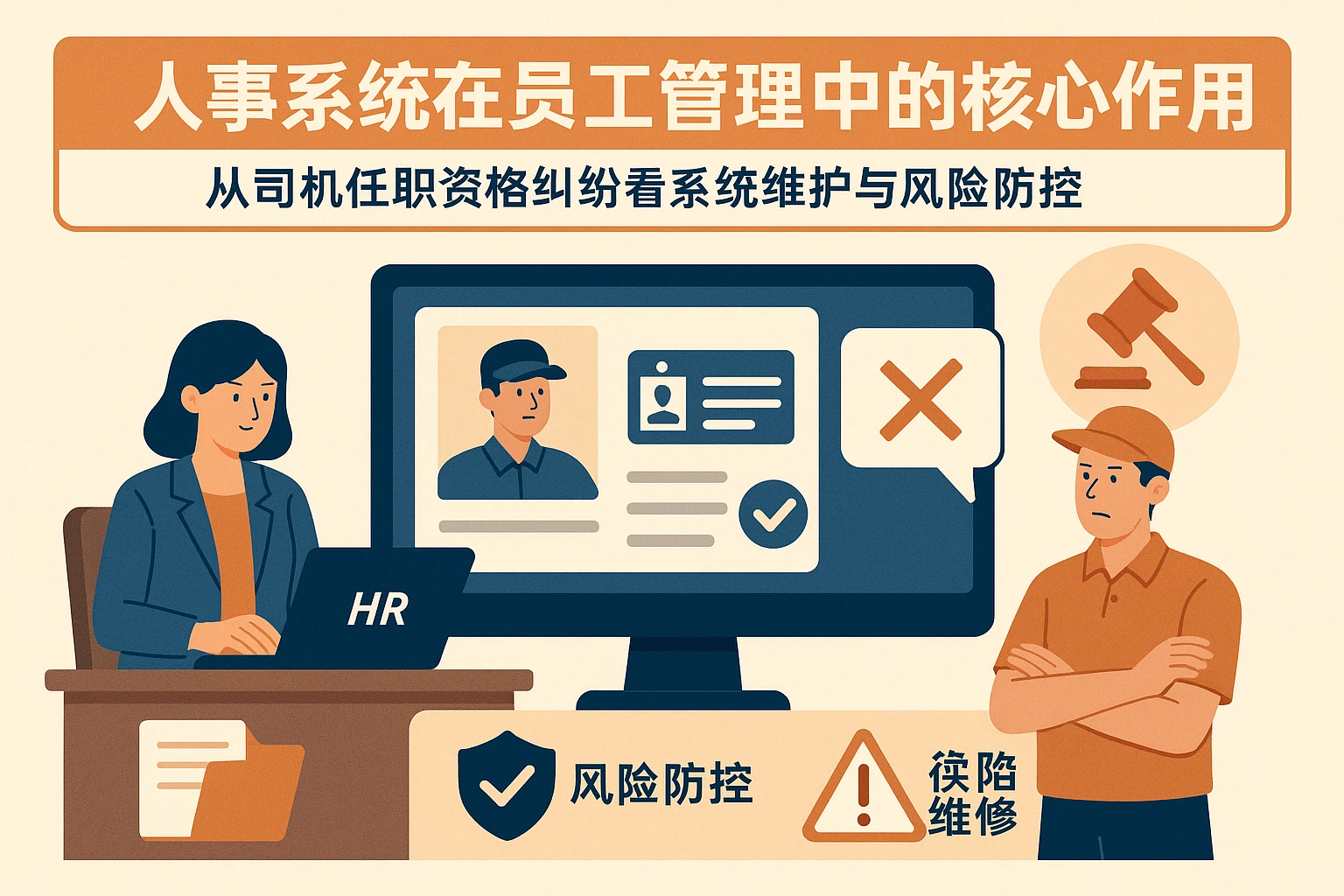 人事系统在员工管理中的核心作用——从司机任职资格纠纷看系统维护与风险防控