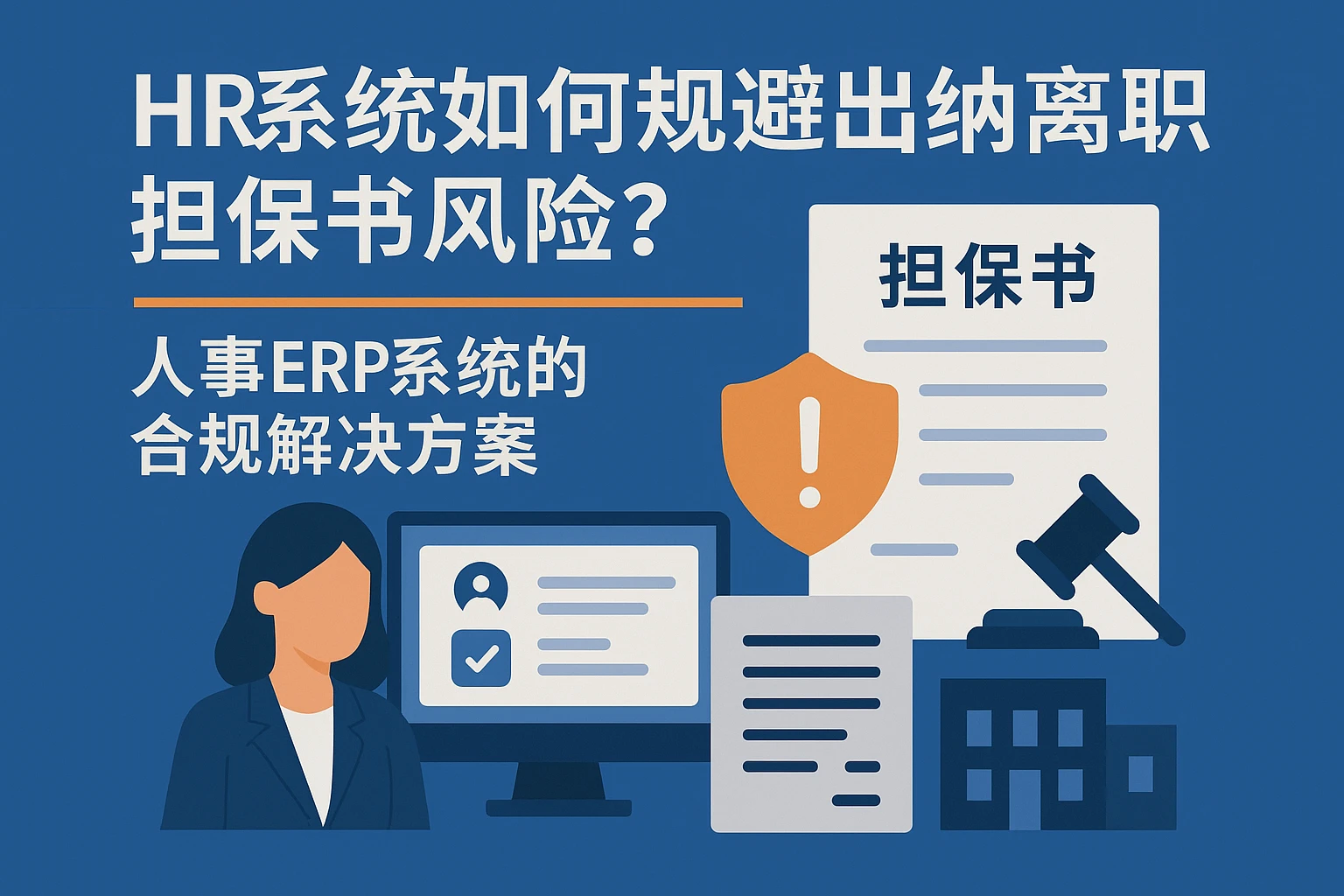 HR系统如何规避出纳离职担保书风险？人事ERP系统的合规解决方案