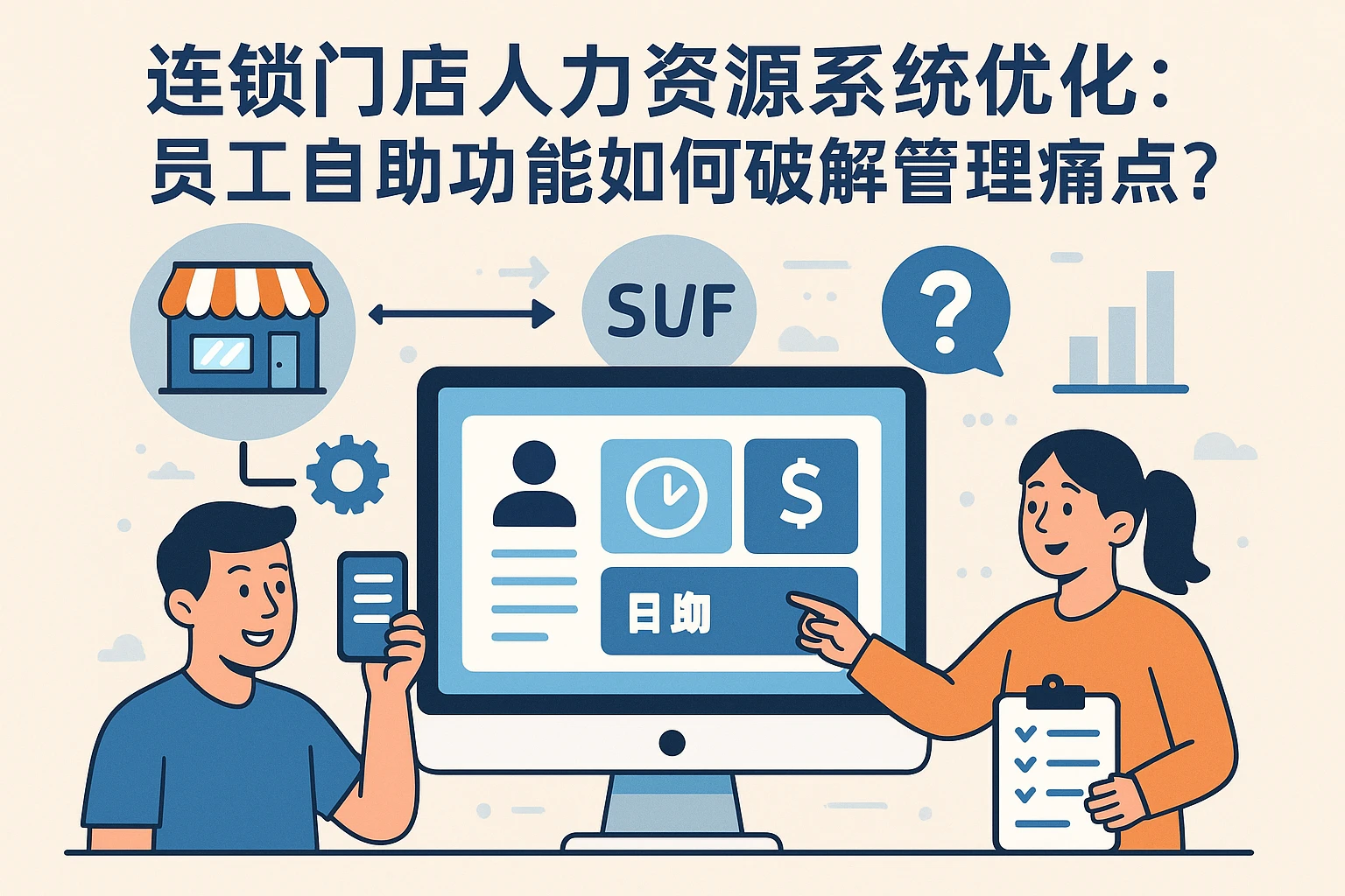 连锁门店人力资源系统优化：员工自助功能如何破解管理痛点？
