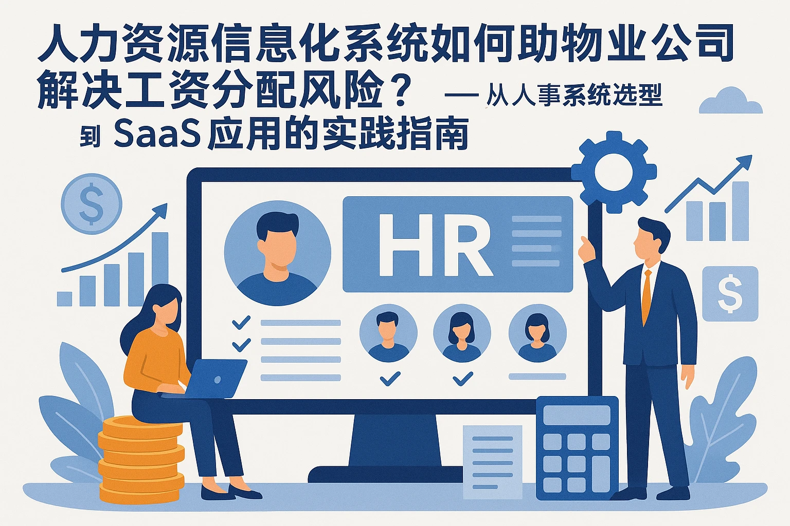 人力资源信息化系统如何助力物业公司解决工资分配风险？——从人事系统选型到SaaS应用的实践指南