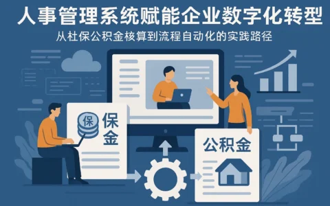 人事管理系统赋能企业数字化转型：从社保公积金核算到流程自动化的实践路径