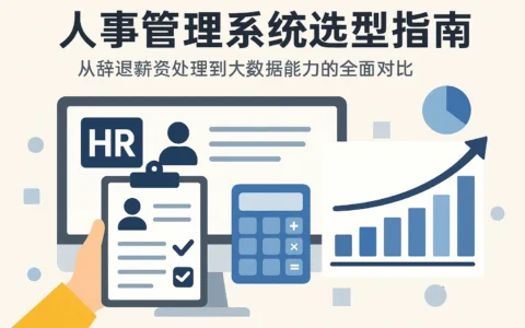 人事管理系统选型指南：从辞退薪资处理到大数据能力的全面对比