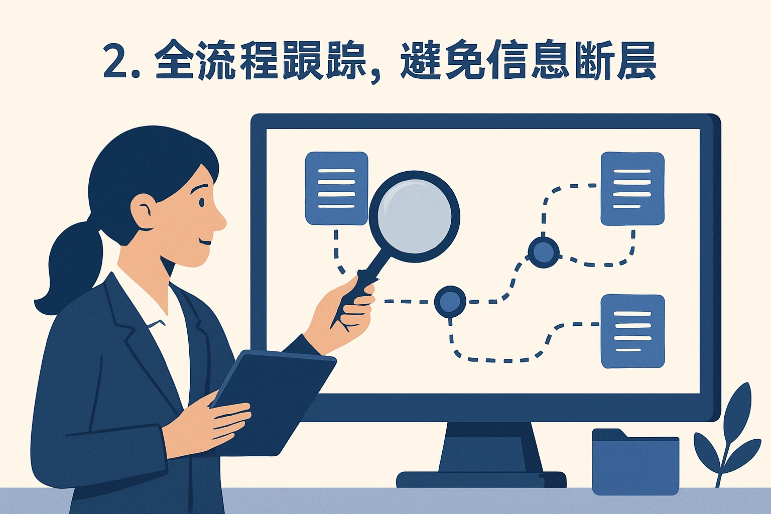 2. 全流程跟踪，避免信息断层