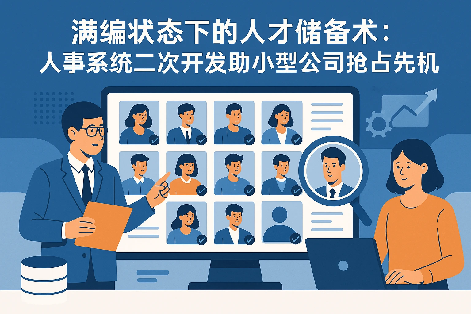 满编状态下的人才储备术：人事系统二次开发助小型公司抢占先机