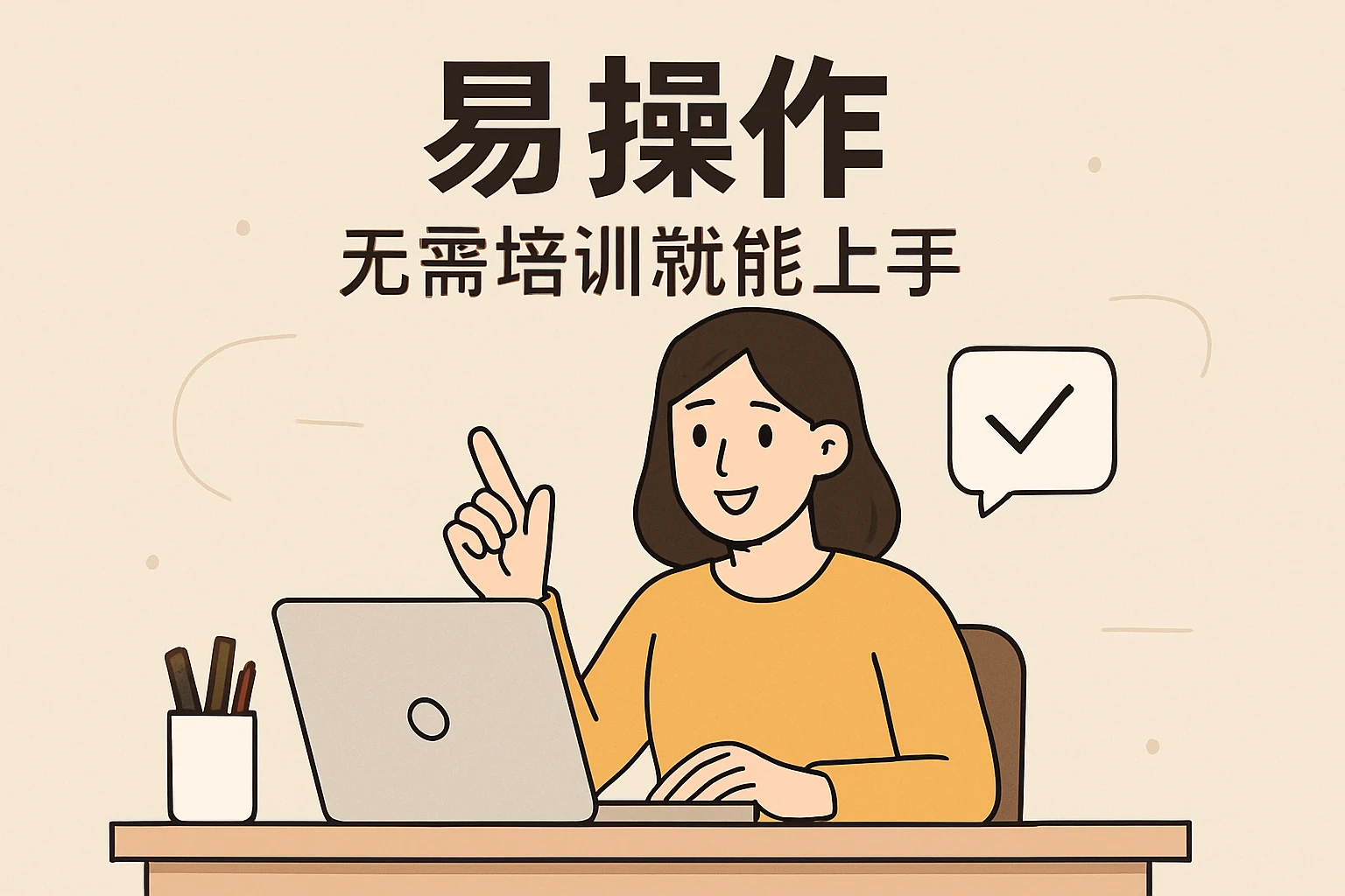 2. 易操作：无需培训就能上手