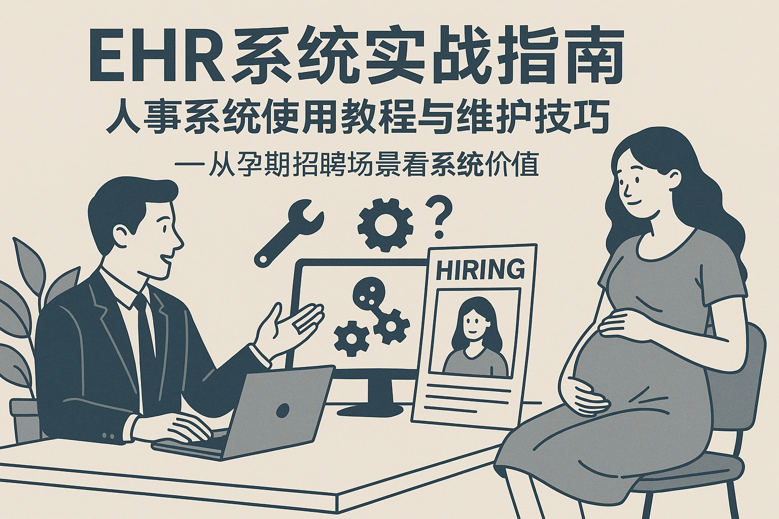 EHR系统实战指南：人事系统使用教程与维护技巧——从孕期招聘场景看系统价值