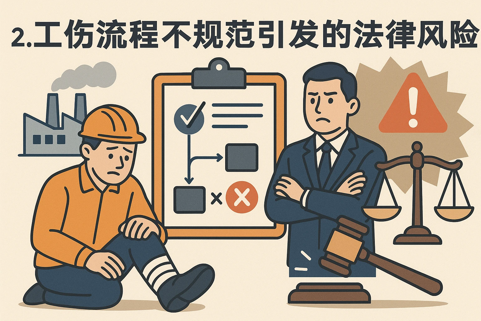 2. 工伤流程不规范引发的法律风险