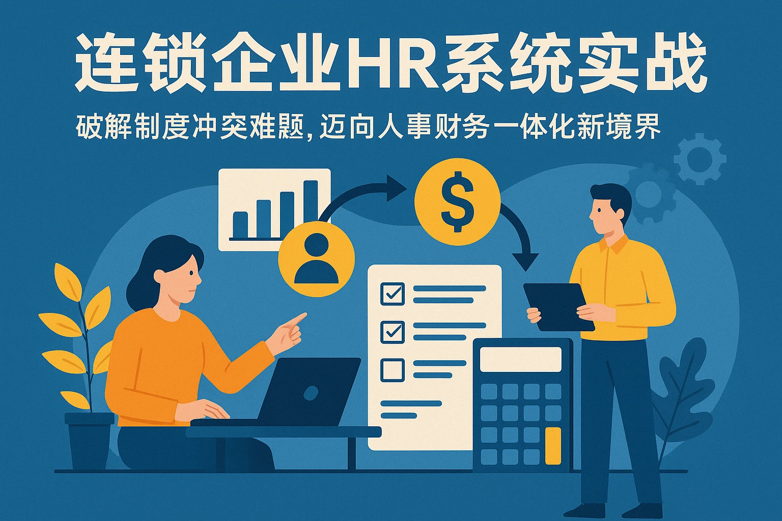 连锁企业HR系统实战：破解制度冲突难题，迈向人事财务一体化新境界