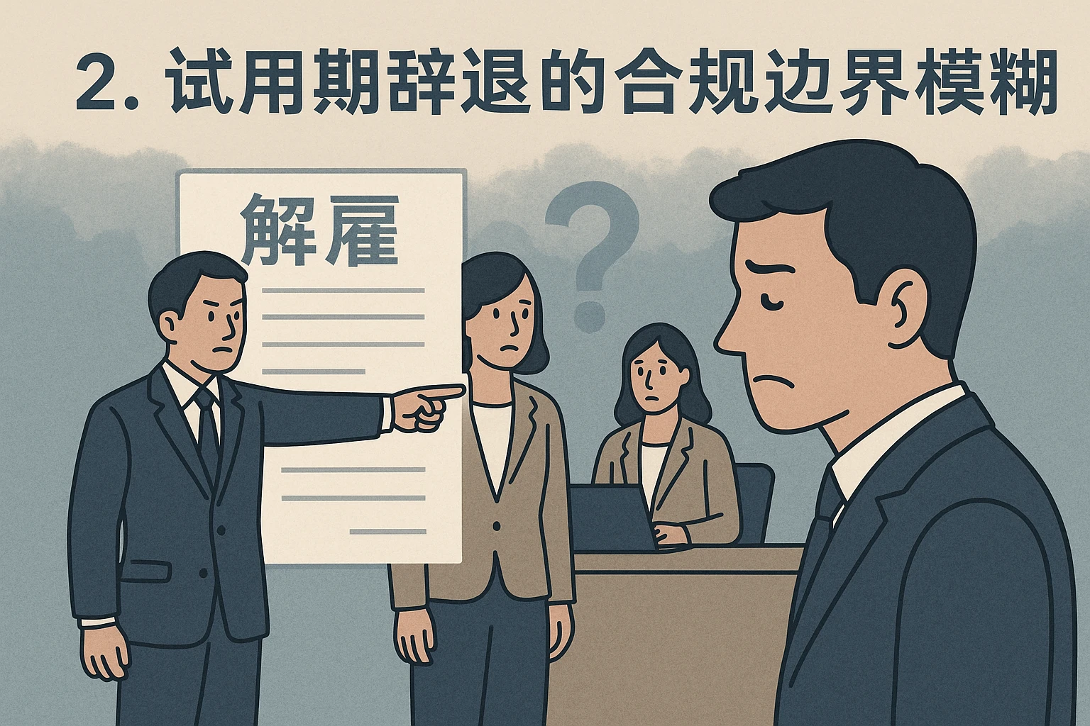 2. 试用期辞退的合规边界模糊