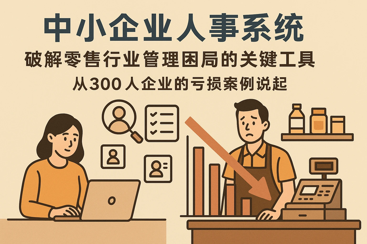 中小企业人事系统：破解零售行业管理困局的关键工具——从300人企业的亏损案例说起