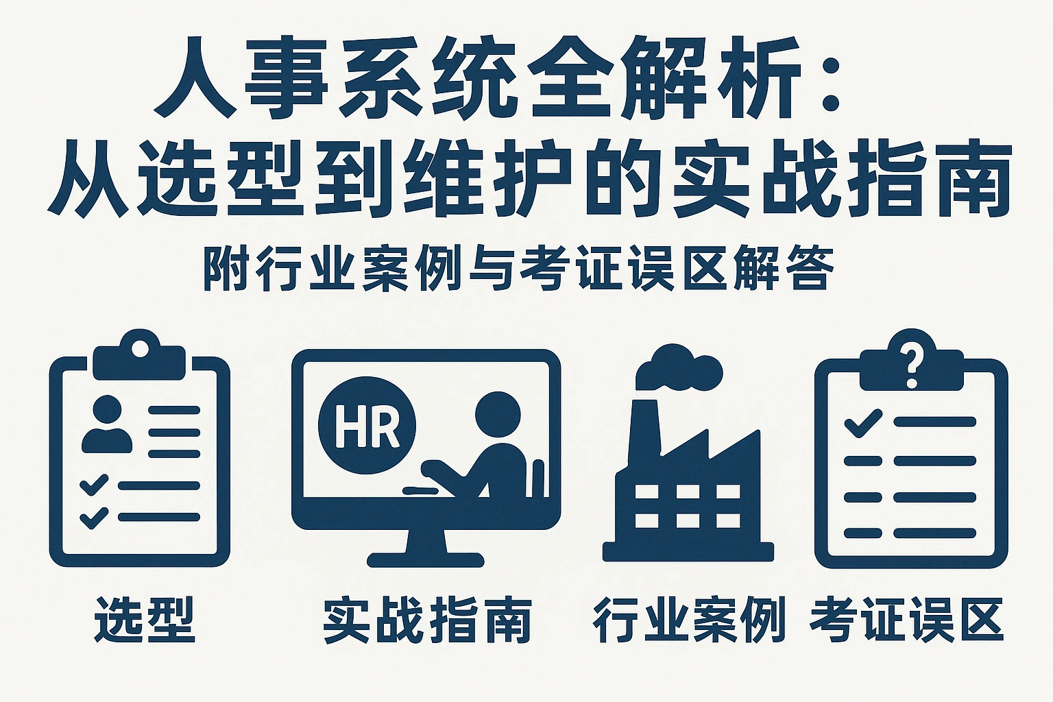 人事系统全解析：从选型到维护的实战指南——附行业案例与考证误区解答