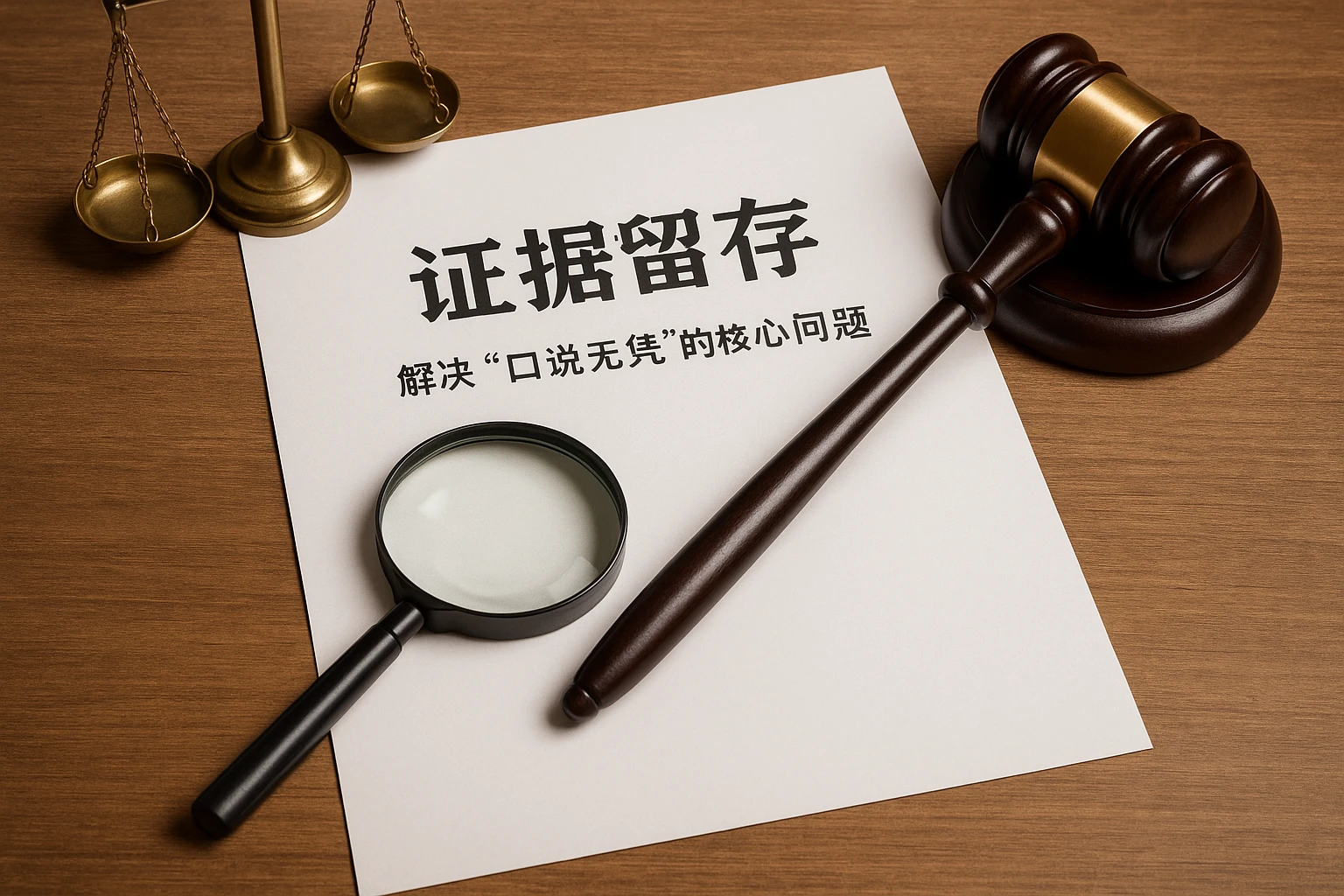 2. 证据留存：解决“口说无凭”的核心问题