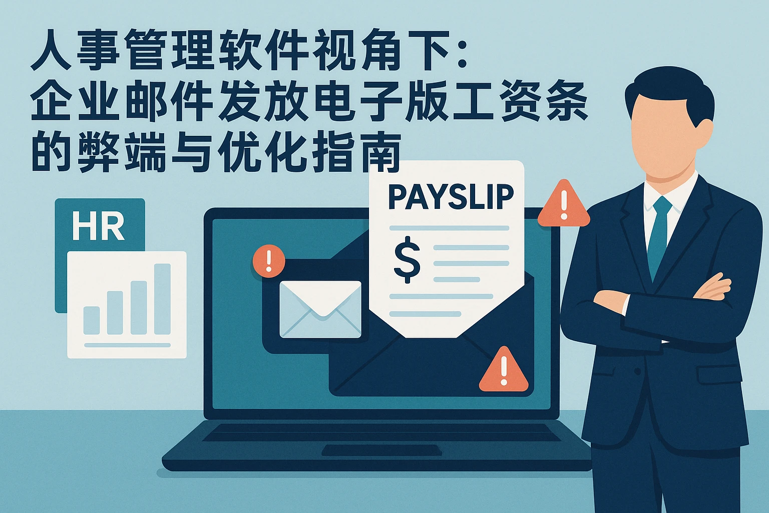 人事管理软件视角下：企业邮件发放电子版工资条的弊端与优化指南