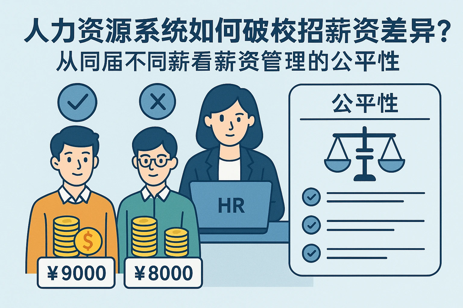 人力资源系统如何破解校招薪资差异？从同届不同薪看薪资管理的公平性