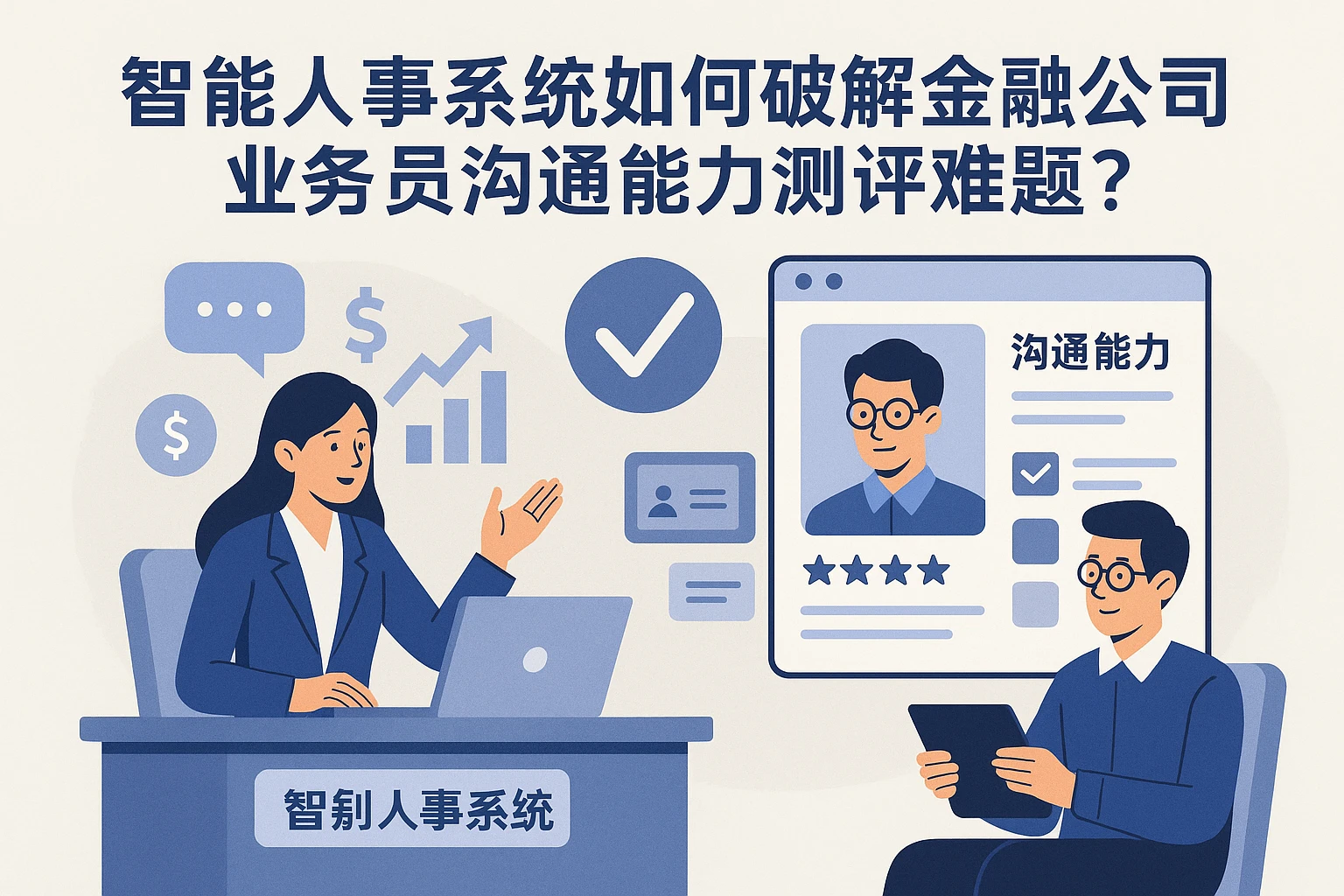 智能人事系统如何破解金融公司业务员沟通能力测评难题？