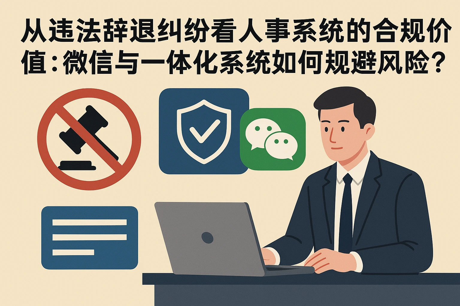 从违法辞退纠纷看人事系统的合规价值：微信与一体化系统如何规避风险？