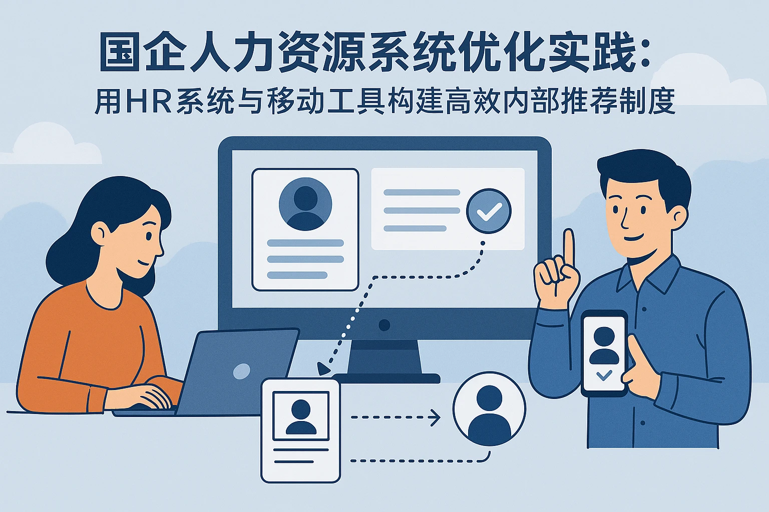 国企人力资源系统优化实践：用HR系统与移动工具构建高效内部推荐制度