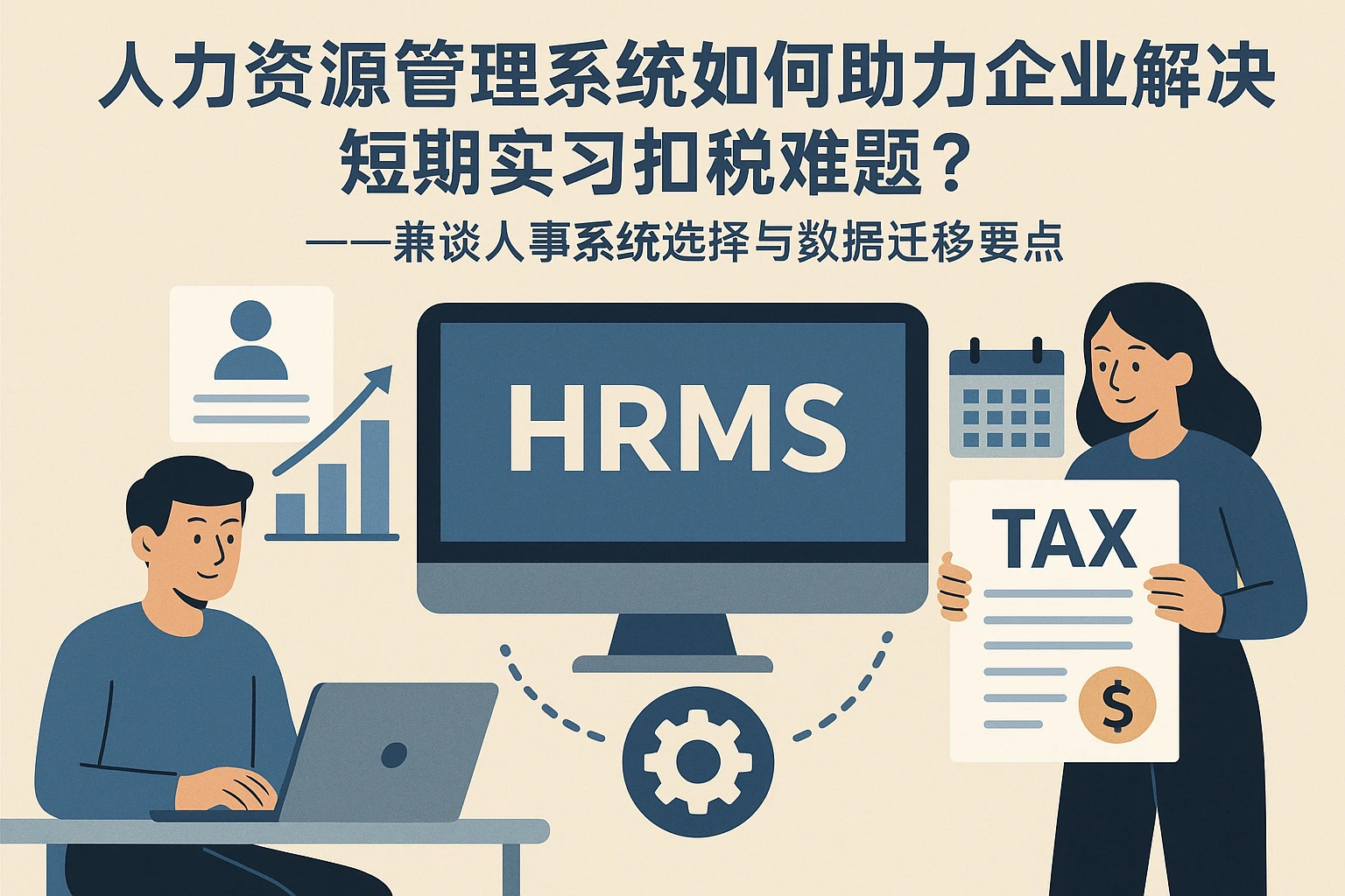 人力资源管理系统如何助力企业解决短期实习扣税难题？——兼谈人事系统选择与数据迁移要点