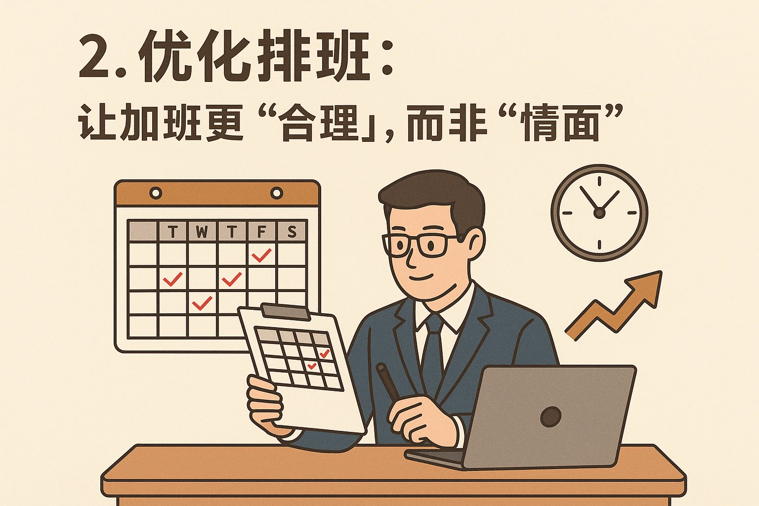 2. 优化排班：让加班更“合理”，而非“情面”