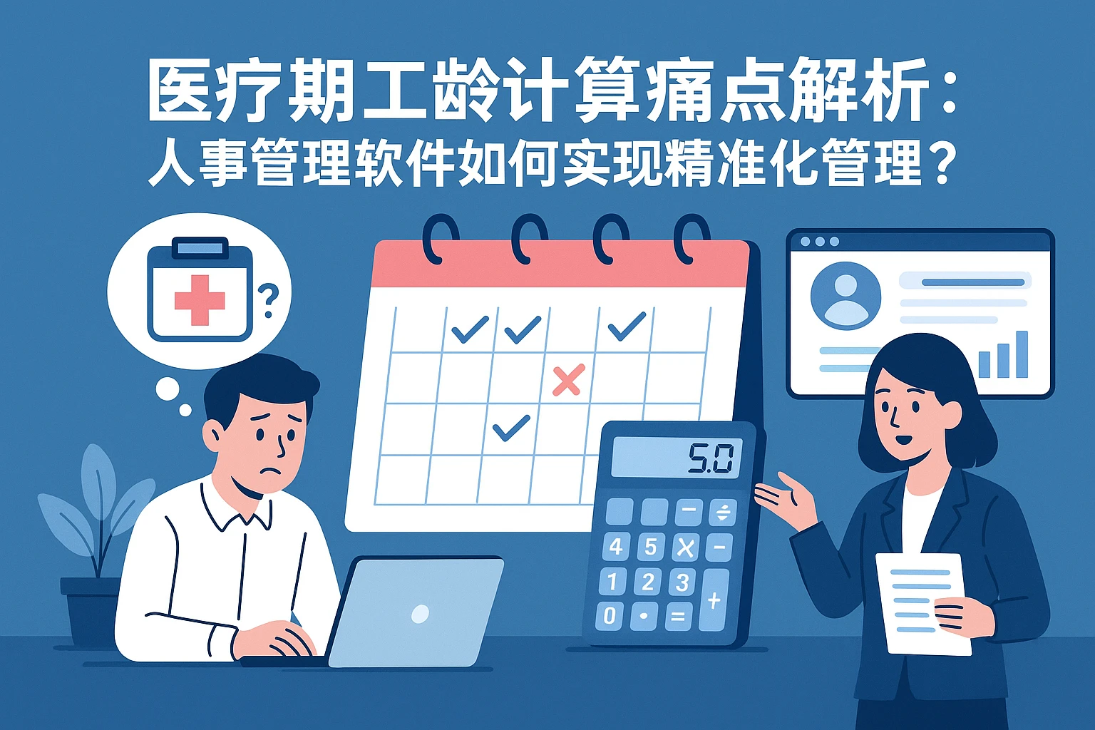 医疗期工龄计算痛点解析：人事管理软件如何实现精准化管理？