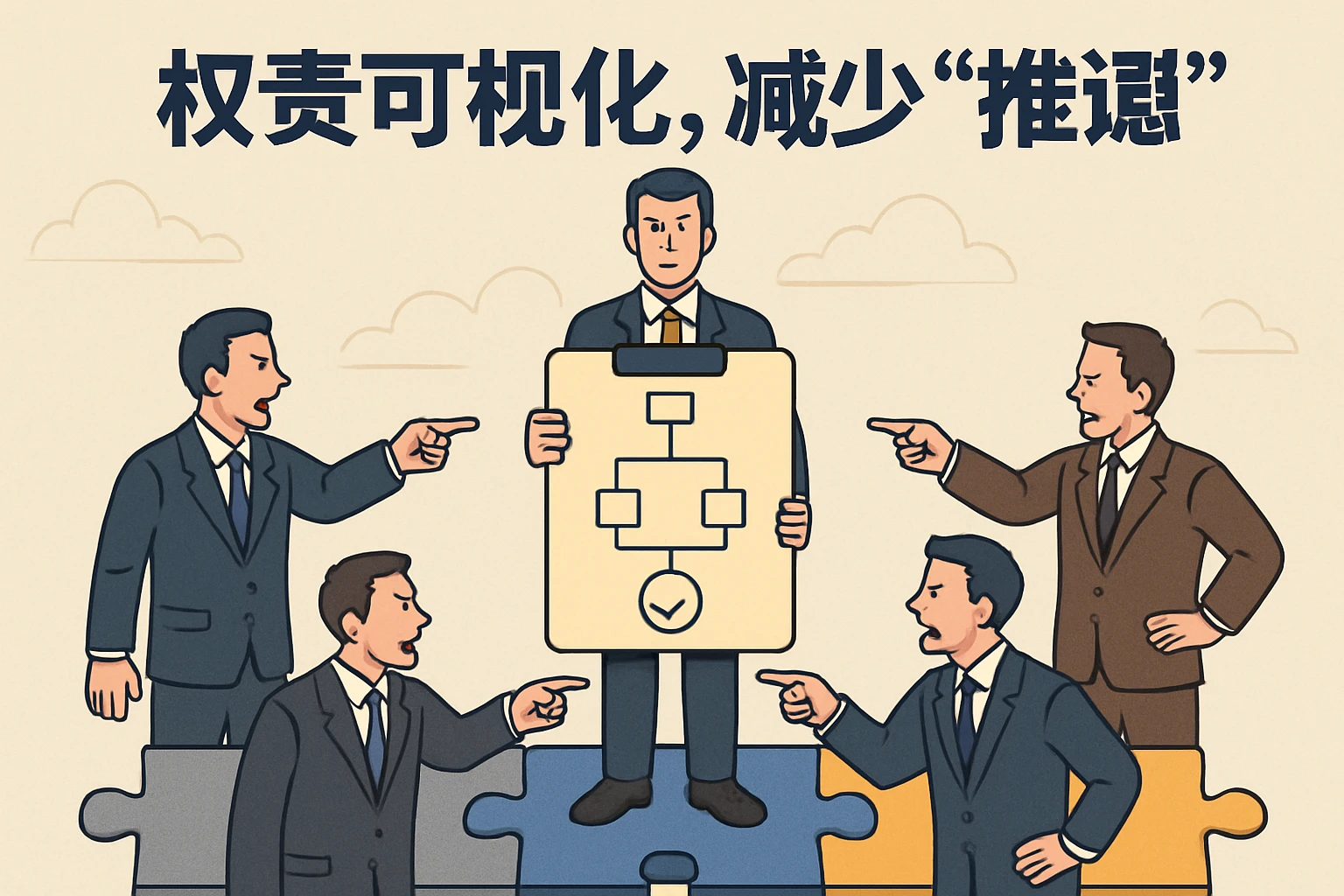 2. 权责可视化，减少