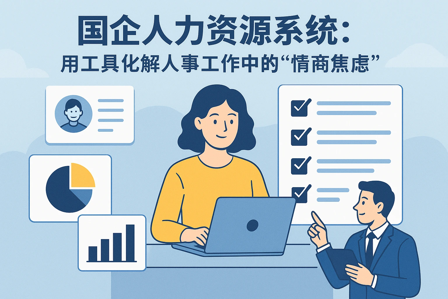 国企人力资源系统：用工具化解人事工作中的“情商焦虑”