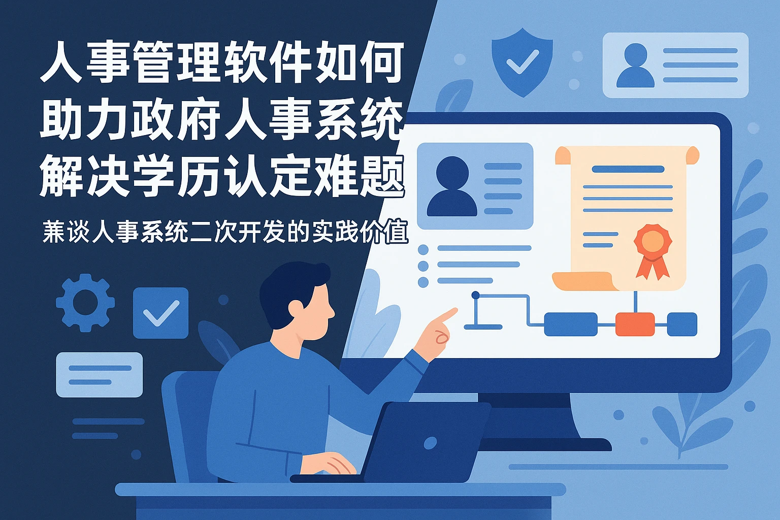 人事管理软件如何助力政府人事系统解决学历认定难题——兼谈人事系统二次开发的实践价值
