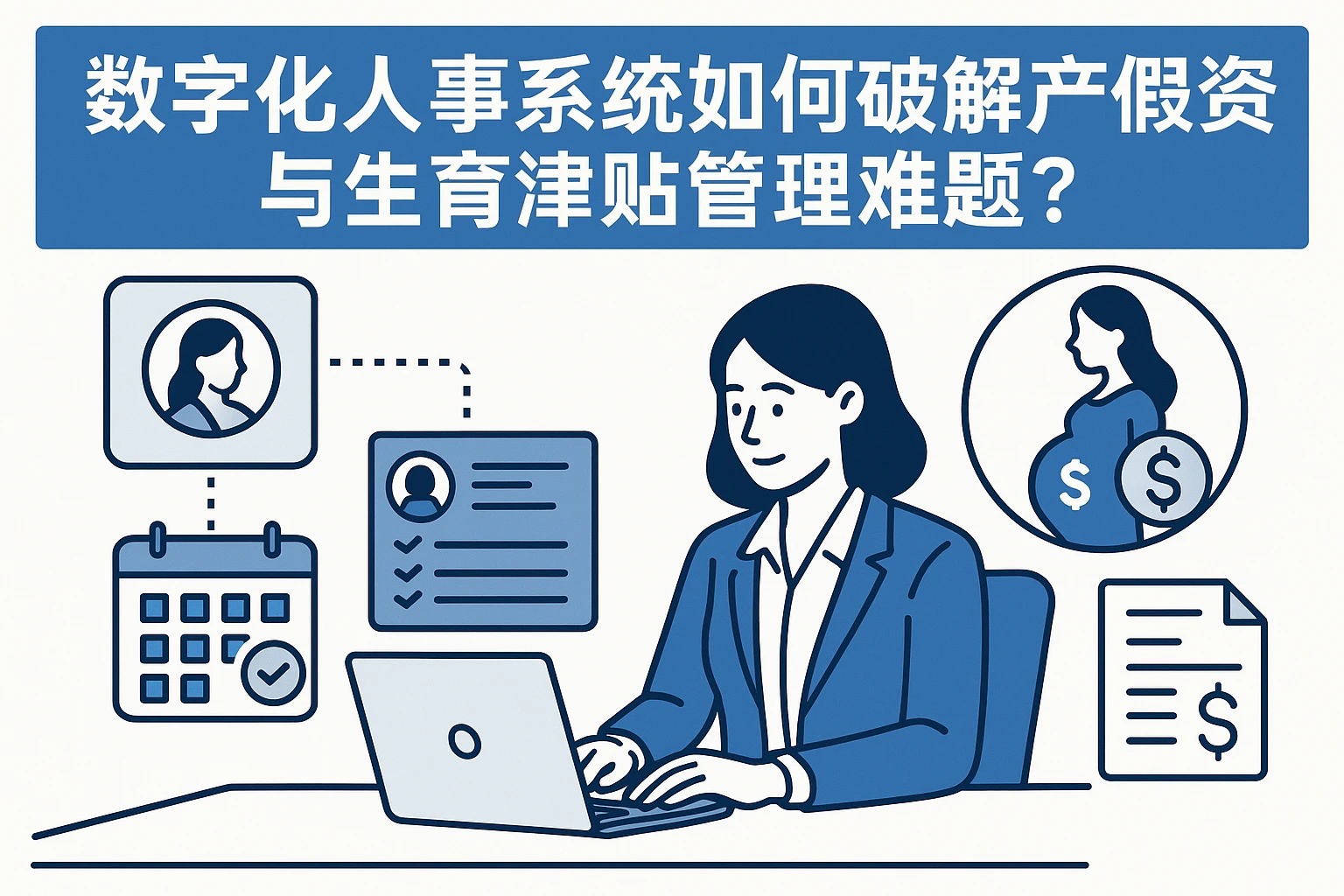 数字化人事系统如何破解产假薪资与生育津贴管理难题？