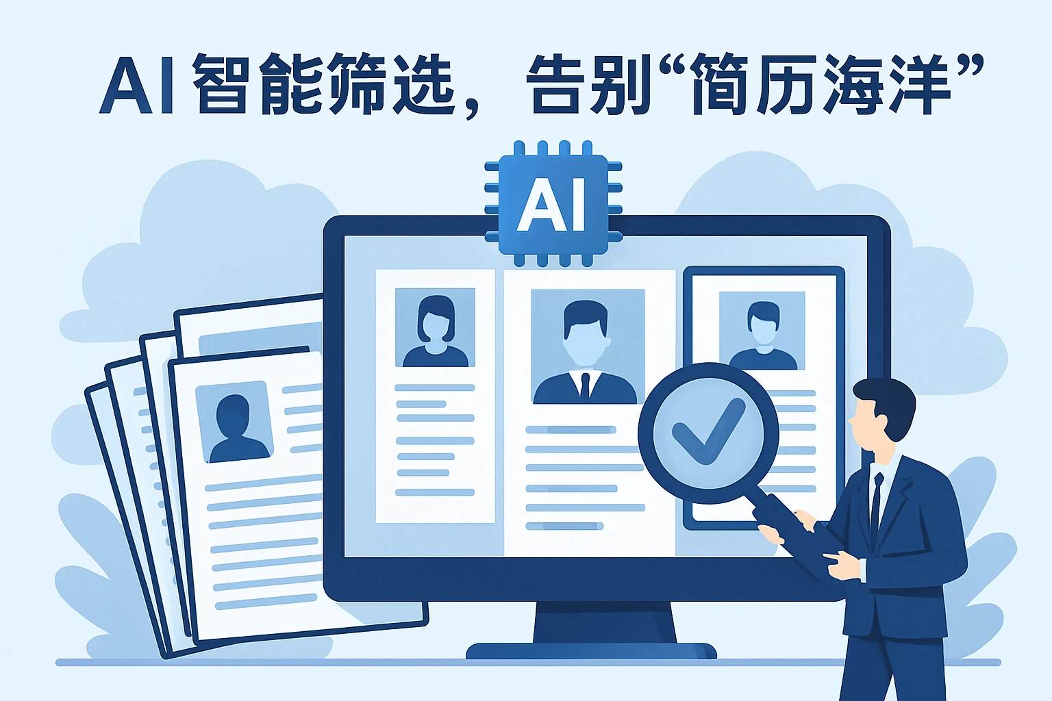 2. AI智能筛选，告别“简历海洋”