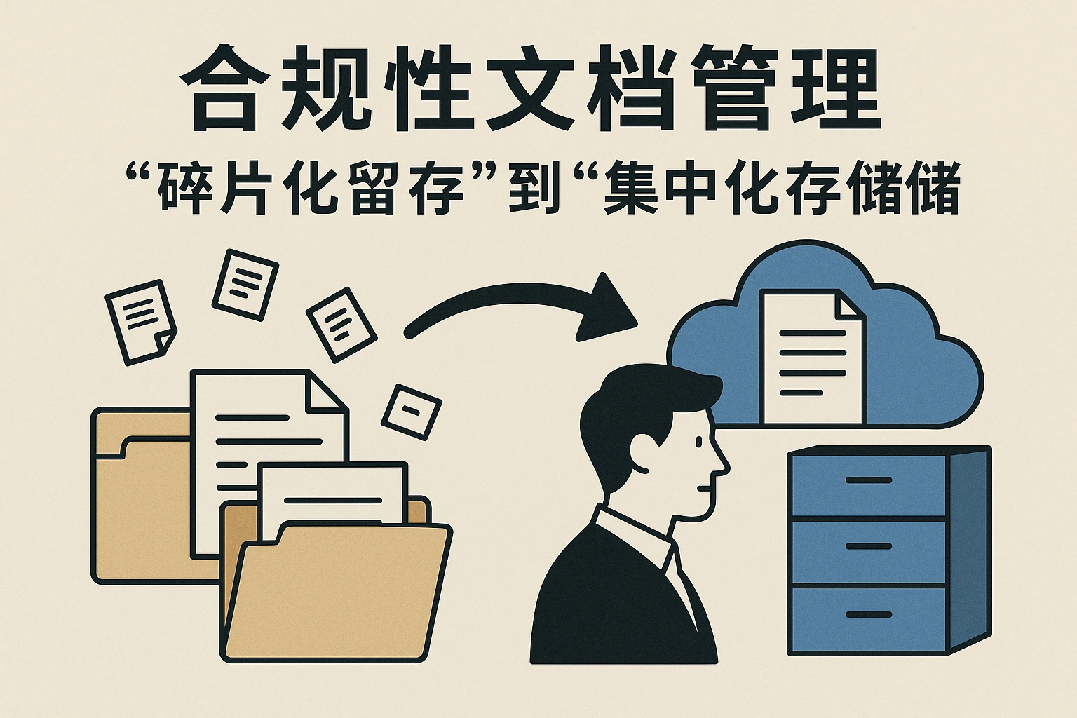 2. 合规性文档管理：从“碎片化留存”到“集中化存储”