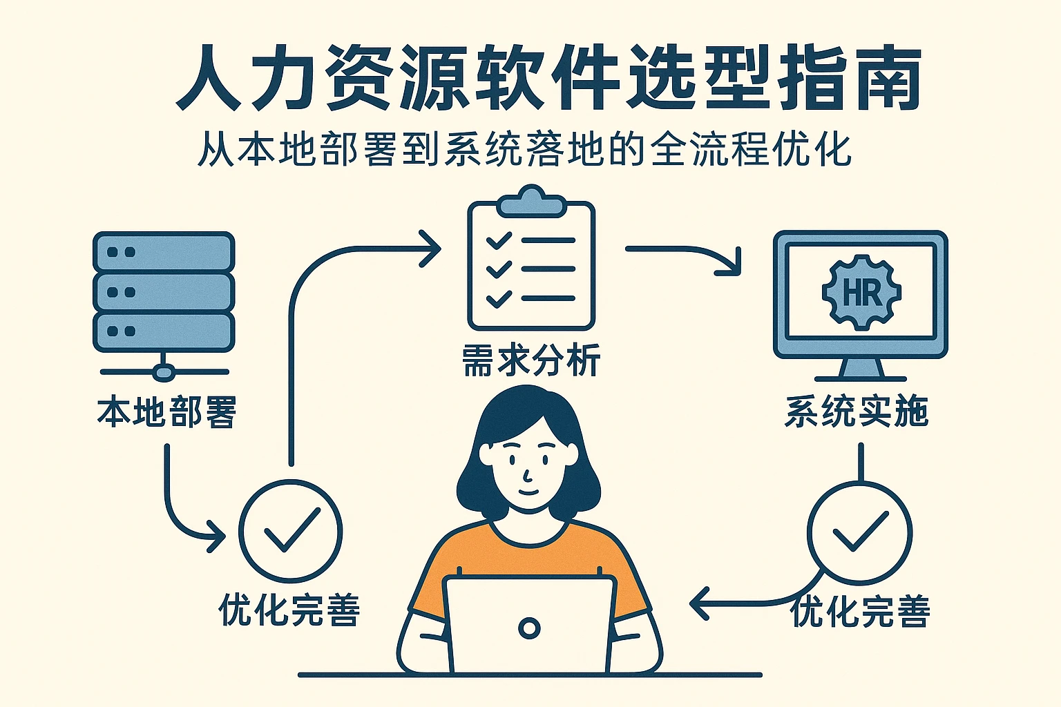 人力资源软件选型指南：从本地部署到系统落地的全流程优化