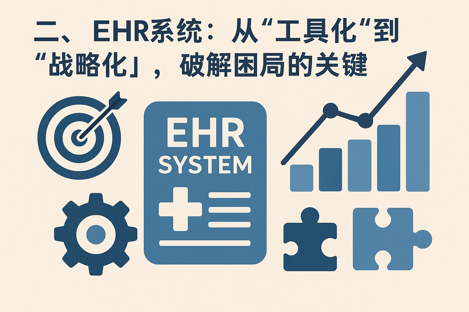 二、EHR系统：从“工具化”到“战略化”，破解困局的关键